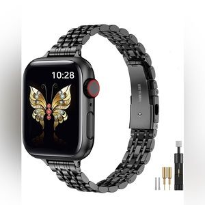 Apple Watch Metal Wrist Band Black